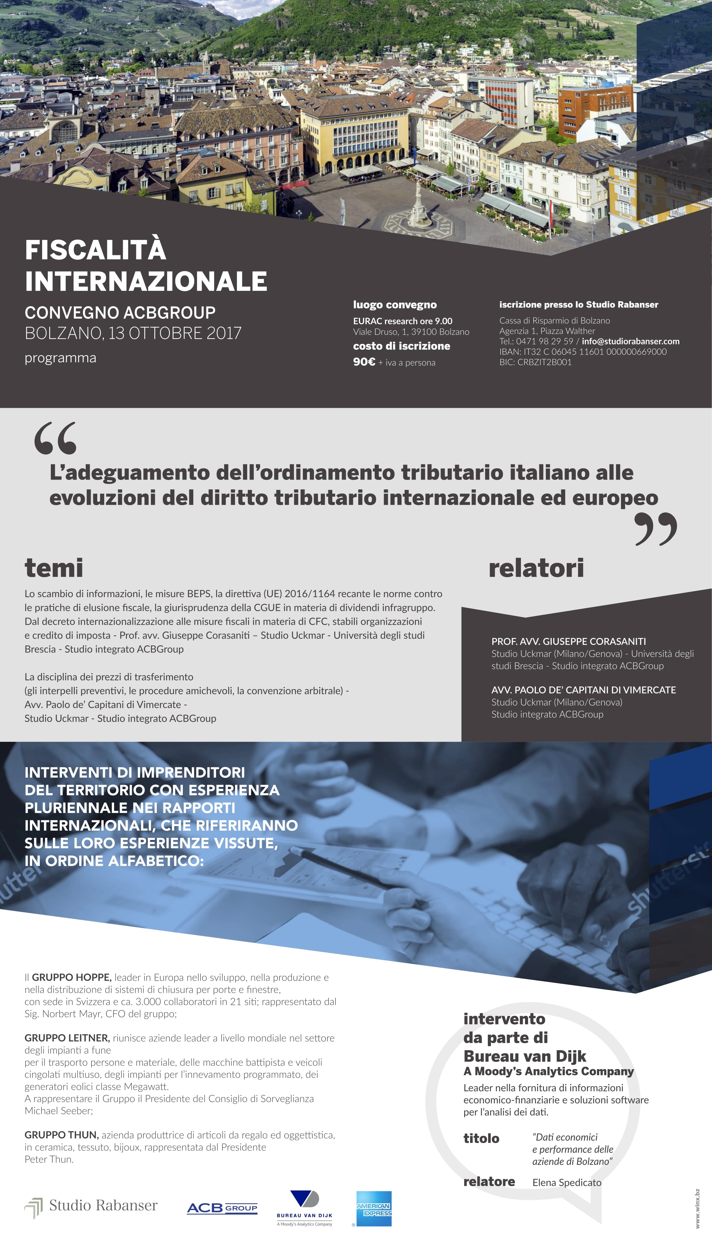 ACBGroup - L’adeguamento dell’ordinamento tributario italiano alle evoluzioni del diritto tributario internazionale ed europeo