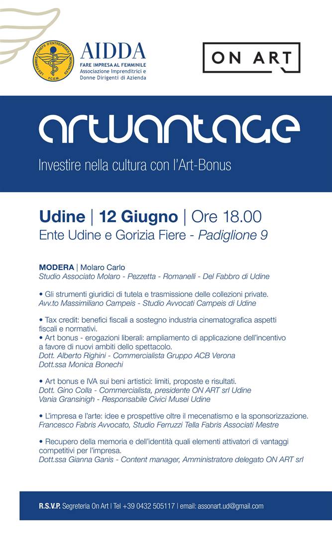 ART VANTAGE - Investire nella cultura con l&#39;Art-Bonus