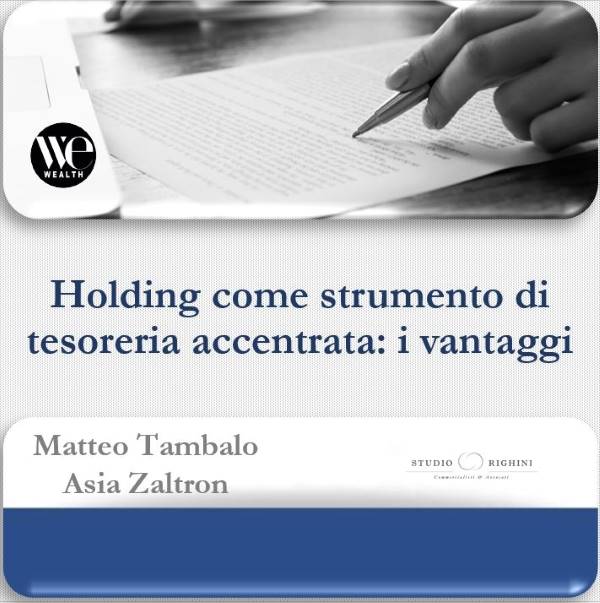Holding come strumento di tesoreria accentrata: i vantaggi