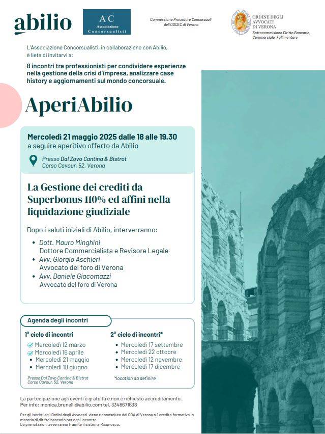 La gestione dei crediti da Superbonus 110% ed affini nella liquidazione giudiziale 