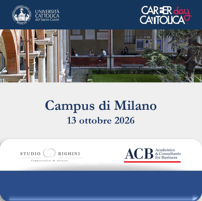 Career Day 2026 - Università Cattolica