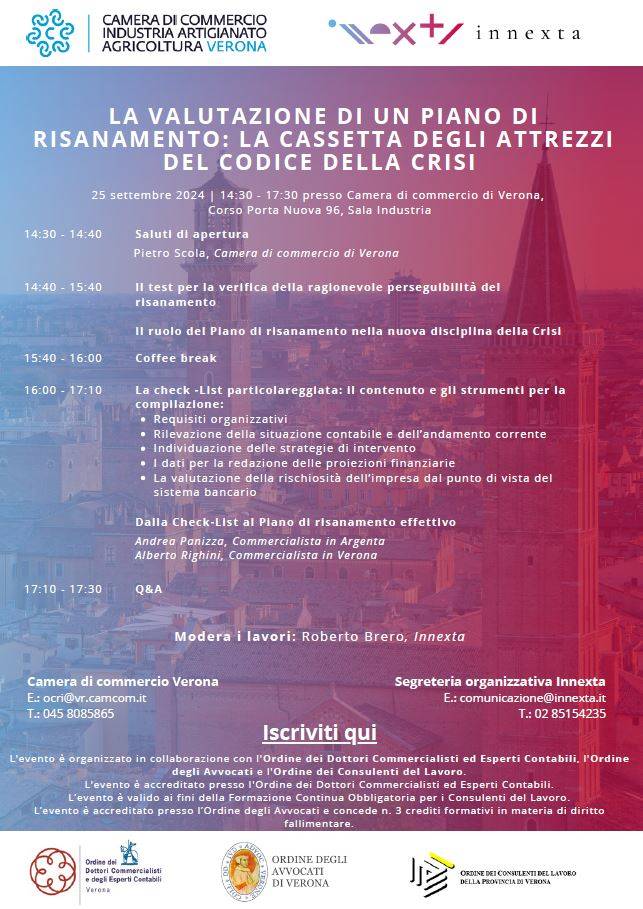 La valutazione di un piano di risanamento: la cassetta degli attrezzi del codice della crisi