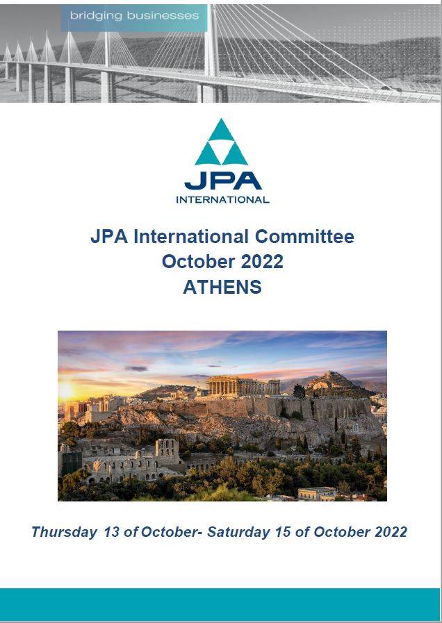 JPA International Committee - Athens (Grecia)