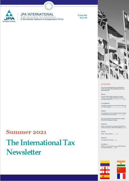 JPA International - The International Tax Newsletter Summer 2021