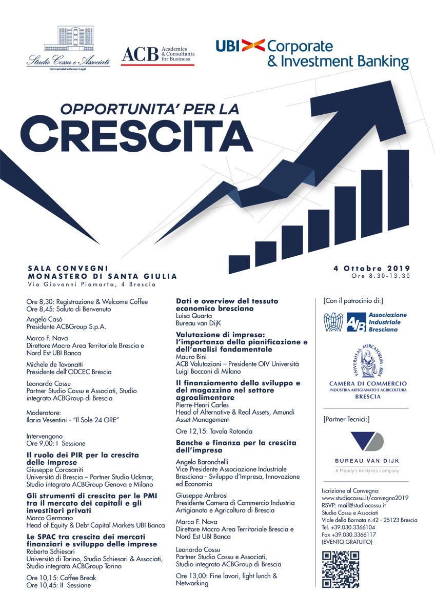 Opportunit&#224; per la crescita