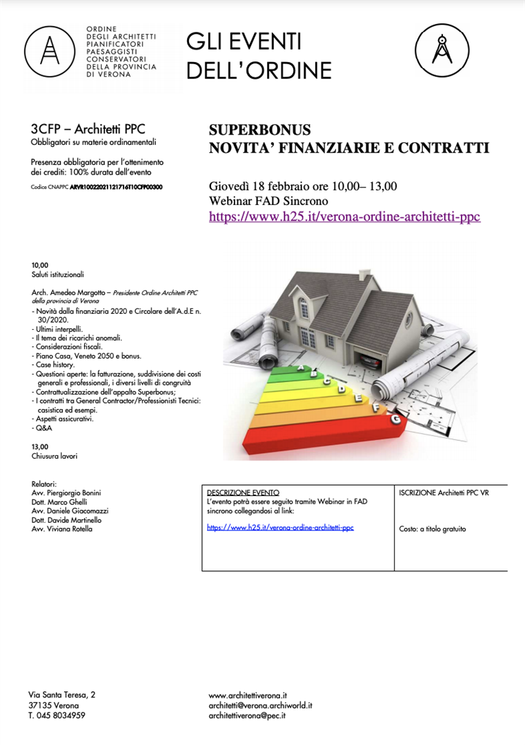 Superbonus: novit&#224; finanziarie e contratti