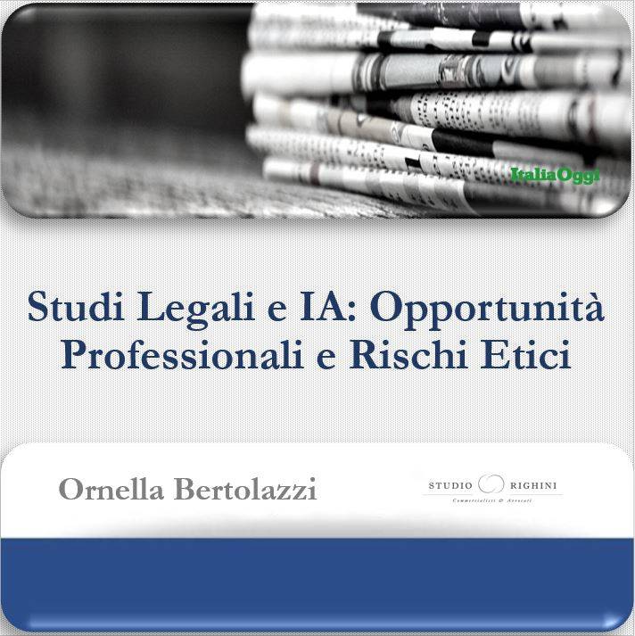 Studi Legali e IA: Opportunit&#224; Professionali e Rischi Etici